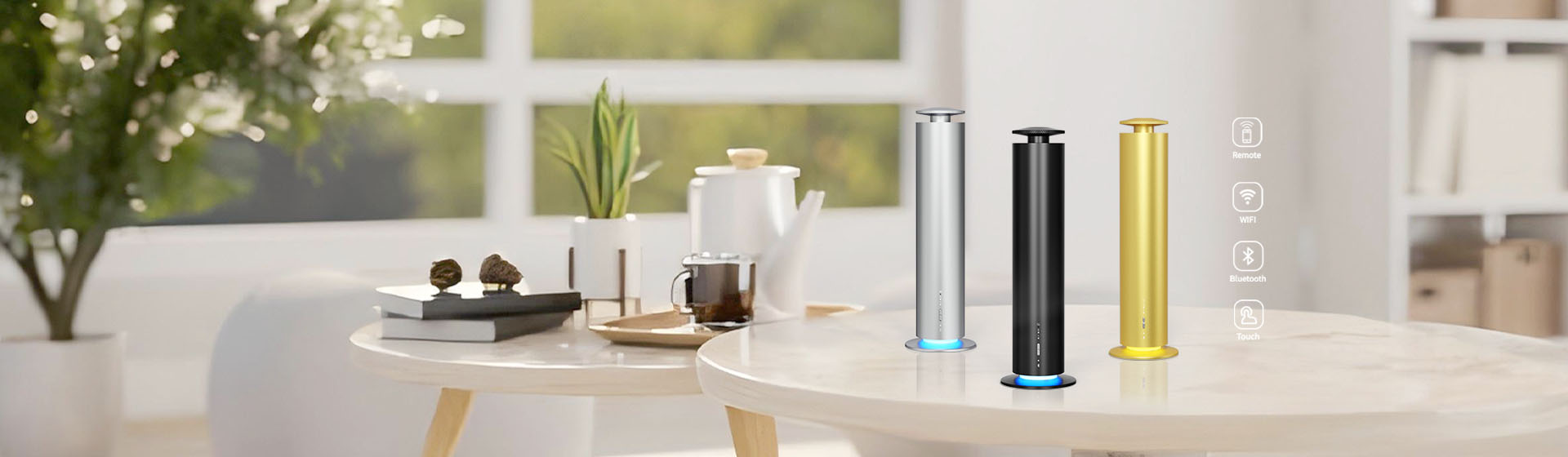 ST-01SR Diffuser Aroma Pintar Portabel dengan Kontrol 4 Arah